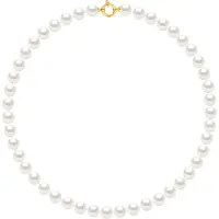 Diadema - Halsband - Äkta sötvattenspärlor - Gult guld