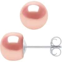 Diadema - Örhängen - Silver och äkta sötvattenspärlor - Rosa