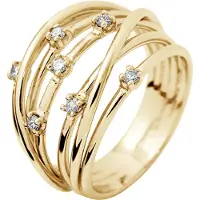 Diadema - Ring - Prestige Jewelery - Diamanter - Gult guld