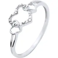 Diadema - Ring - Prestige Jewelery - Hjärta - Vitguld