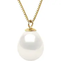Diadema - Halsband - Äkta sötvattenspärlor - Vitguld - Gulguld