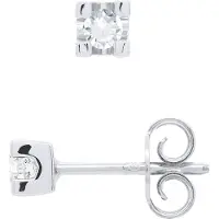 Diadema - Örhängen med diamanter - Vitguld