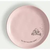 Fyrklövern Nalle Puh assiett Family 20 cm, Ljusrosa