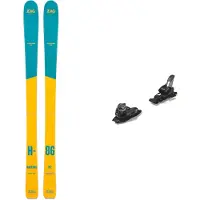 Zag - Skidpaket (skidor + bindning) - Paketen Harfang 86 Lady 2025 för Unisex - Gul
