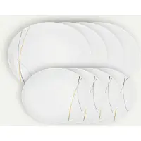 Fyrklövern Sensation tallriksset 8 delar, 4 pers Servis Tallrikar set