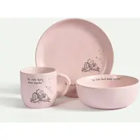 Fyrklövern Nalle Puh set Family 3 delar, Ljusrosa
