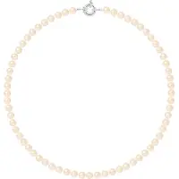 Diadema - Halsband - Äkta Sötvattenspärlor - Rosa - Silver