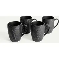 Fyrklövern Mickey Mouse Midnight mugg 30 cl 4-pack