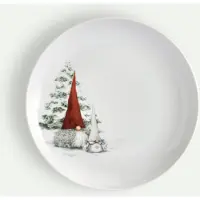Fyrklövern Åsas Tomtejul assiett 22 cm