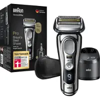 Braun Series 9 Pro 81747620, Folierakapparat, Krom, LED, Batteri, Litium-Ion (Li-Ion), Inbyggt batteri