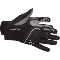 Craft - Skidhandskar barn - Pro Ventair Wind Glove Black för UnisexSilikon - Barnstorlek L - Svart