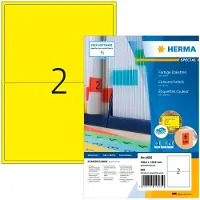 Herma Permanenta etiketter A4 | 199,6 x 143,5mm | 4565 | gul | 200st