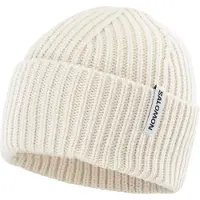 Salomon - Mössor - Snowbird Beanie U Whisper White för UnisexUll - Vit
