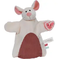 Nici 2-i-1 Mus Doudou Och Marionett 26x25 Cm