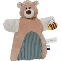 Nici 2-i-1 Björn Doudou Och Marionett 26x25 Cm