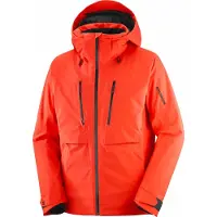 Salomon - Skidjackor - Brilliant 2.0 Jacket M Cherry Tomato för UnisexUll - Storlek XXL - Röd