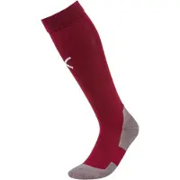 Puma Fotbollsstrumpor - Team Liga Core - Cordovan m. Vit - - 31/34 - Fotbollsstrumpor