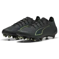 Puma Ultra 6 Ultimate FG Eclipse - Svart/Grön/Grön terräng - Gräs (FG), storlek 37