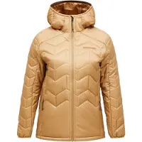 Peak Performance - Dunjackor skid dam - W Elevate Liner Hood Sierra Sand för Unisex - Storlek L - Gul