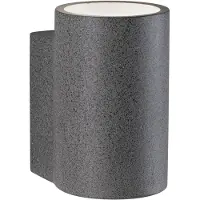 Paulmann LED utomhus vägglampa Concrea, Aluminium / grå / zink, Betong, Modern, LED-vägglampa utomhus