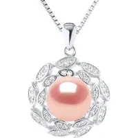 Diadema SUN Halsband Sötvattenspärla 9-10 mm Rosa 925
