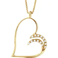 Diadema - Halsband med diamanter - gult guld