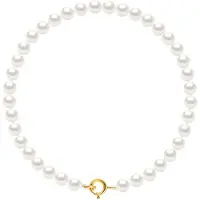 Diadema - Armband - Äkta sötvattenspärlor - Vit- och gulguld