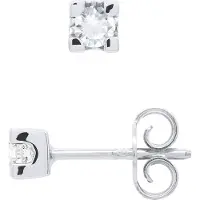 Diadema - Örhängen med diamanter - Vitguld