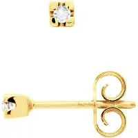 Diadema - Örhängen - Diamanter - Gult guld