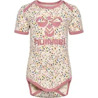 Hummel Body k/ä - hmlKaren - Vit/Rosa - - 56 - Body K/Ä
