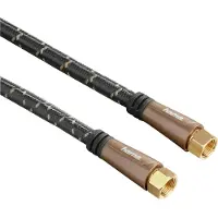 Hama Kabel Antenn SAT 120dB F-Plug-F-Plug Svart 3m
