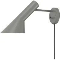 Louis Poulsen Design vägglampa AJ, Aluminium / grå / zink, Vardagsrum / matsal, Metall, Design, Vägglampa, vägglampa inomhus