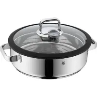 WMF Vitalis Aroma - Ångkokare med lock - 28 cm - 5 L - rund - rostfritt stål