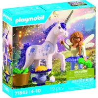 Playmobil - Collectible Unicorn: Lucky Lavender with Fairy