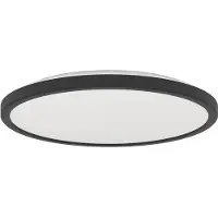 Eglo connect Smart taklampa Connect Rovito-Z, dimbar, Svart, Vardagsrum / matsal, Syntetmaterial, Smarta hem taklampa