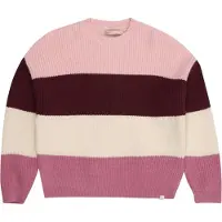 ONLY GIRLS Tröja 'KMGSandy' aubergine / mauve / lavendel / naturvit