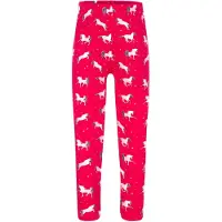 Happy girls Leggings antracit / purpur / pastellröd / vit