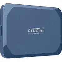 Crucial X10 - SSD - krypterat - 2 TB - extern (portabel) - USB 3.2 Gen 2x2 (USB-C kontakt) - 256 bitars AES - matt blå