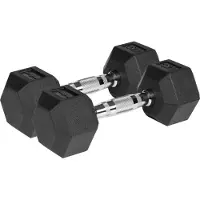 Rebel Gummerade gjutjärn hantlar HEX 2x4kg, ACTIVE