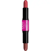 Nyx Wonder Stick Dual-Ended Cream Blush Stick 8 g - 03 Coral + Deep Peach