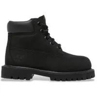 Timberland unisex för barn. TB1128070011 Premium 6 tums snörkänga i läder Svart (25.5), Hud, Karta, Nyckelband, Casual, Utomhus, barnmode