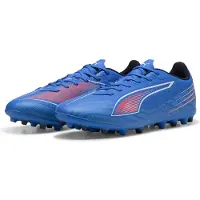 Puma Ultra 6 Play MG Untamed - Blå/White/Röd - Multi Ground (MG), storlek 44