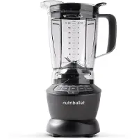 NutriBullet Mixer - NUTRIBULLET Combo - NBF500DG - 1200 Watt - Kanna 1,65L - 2 muggar och 2 reseförslutningar medföljer - Svart - BPA-fri svart