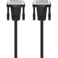 Hama DVI Anslutningskabel DVI-O 24 + 5-polig. Kontakt, DVI-O 24 + 5-polig. Kontakt 1.50 m Svart 00200706 DVI-kabel