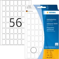 Herma - Permanent häftning - vit - 12 x 18 mm 1792 etikett (er) (32 ark x 56) etiketter