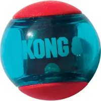 Kong Leksak Squeezz Action Ball 3p Flerfärgad S 5cm