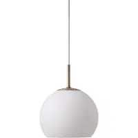 Frandsen Glas pendellampa Ball, dimbar, Vitt / opal, Vardagsrum / matsal, Glas, Design, Pendellampa