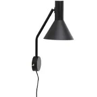Frandsen Design vägglampa Lyss, Svart, Vardagsrum / matsal, Metall, Design, Vägglampa, vägglampa inomhus