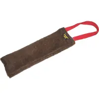 Julius-K9 K9 dummy i läder 20x5,0 inv. söm 1 handtag (ass.)
