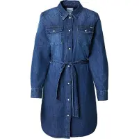 Pepe Jeans Victoria Denim Klänning Med Långa ärmar